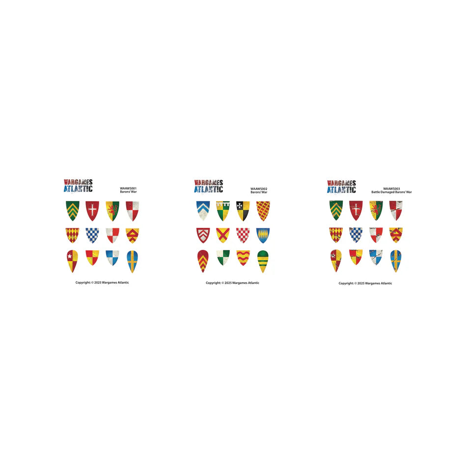 Barons' War Shield Decals (01)