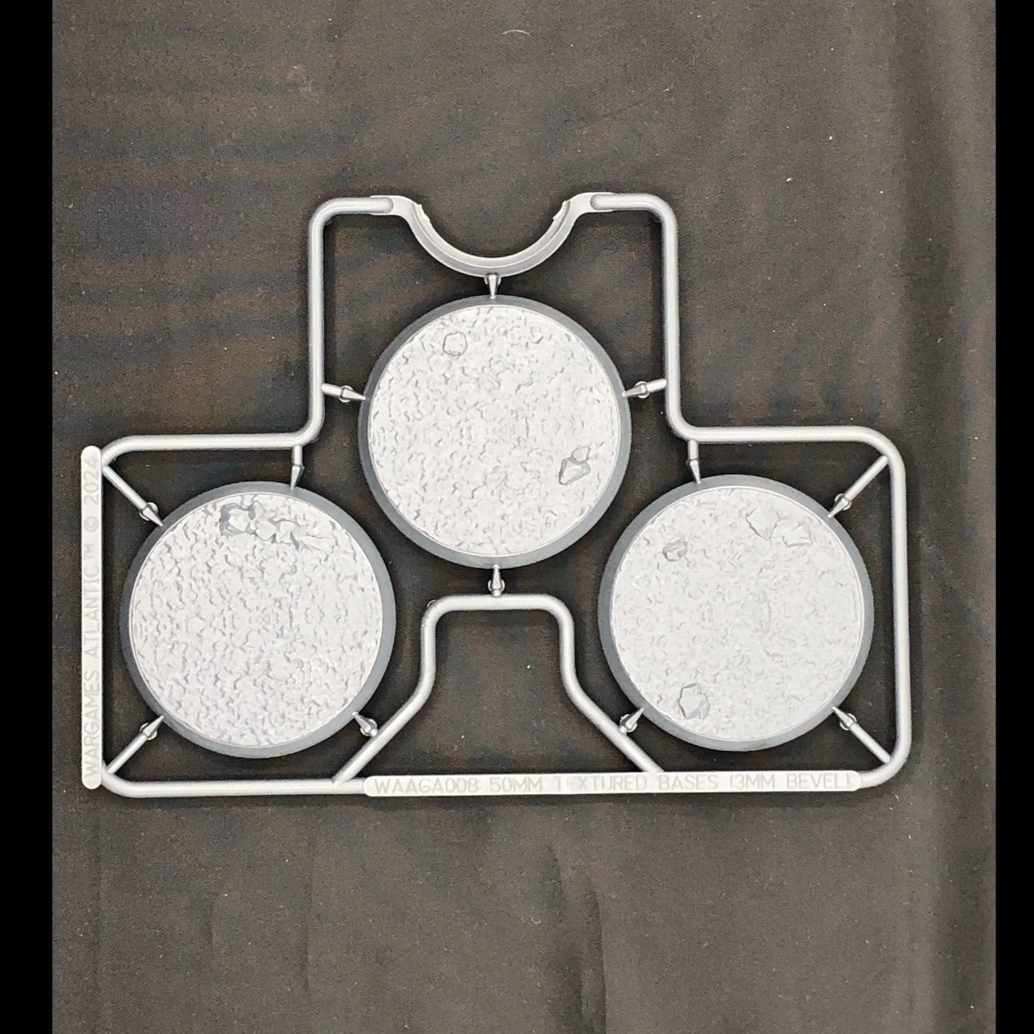 50mm Textured Bases (3mm Bevel) WAAGA008