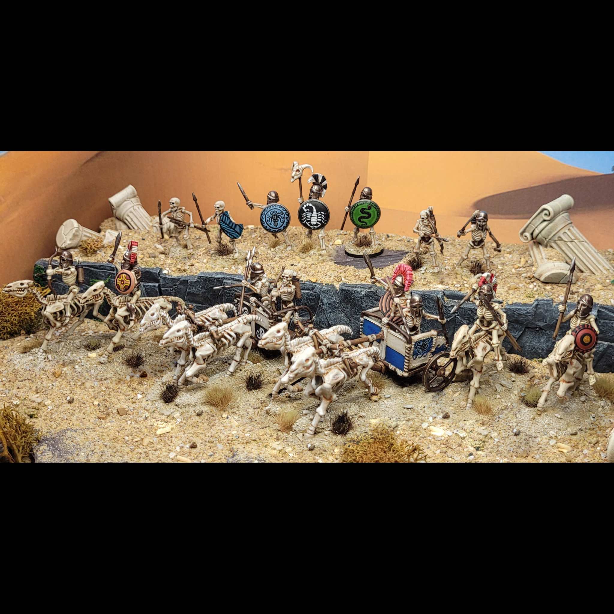 Skeleton Cavalry and Chariots WAACF007