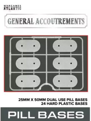 25mm x 50mm Pill Dual Use Bases WAAGA003