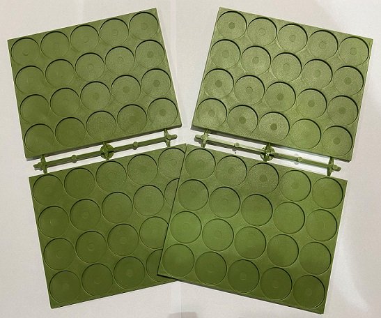 25mm Diameter Recessed Movement Tray (2x20 Spaces)