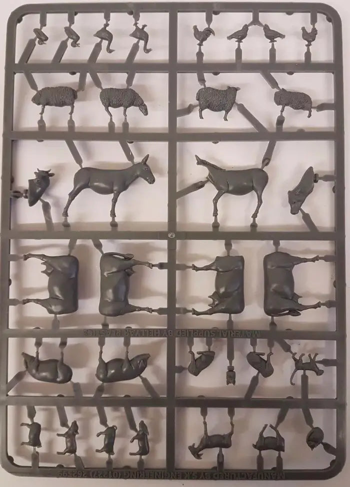 28mm Farm Animal Sprue