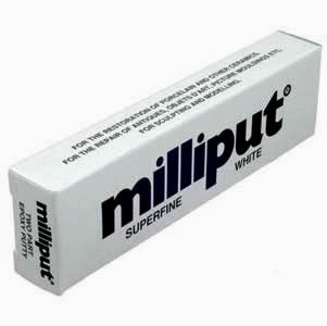 MILLIPUT Superfine White 2-Part Self Hardening Putty