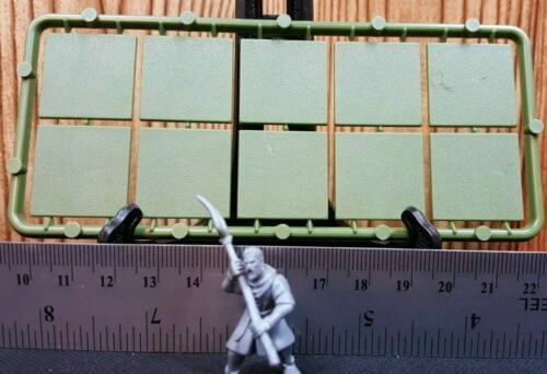 30 25mm Square Bases on 3 Sprues Oathmark Warhammer Old World Renedra Gallery Image 2