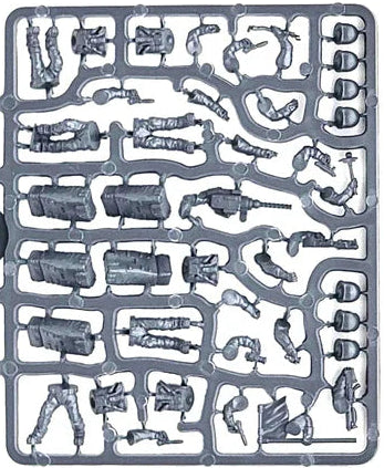 Lunar - Multipart Plastic Astronauts Sprue