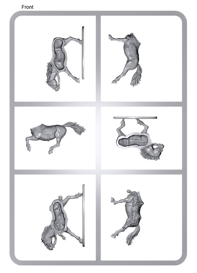 Greek Light Cavalry Sprues VXA032