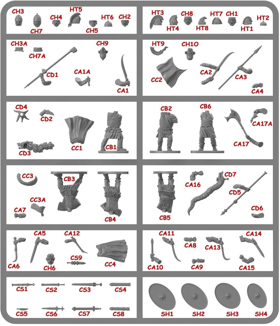 Dacian Command Sprue VXA040C