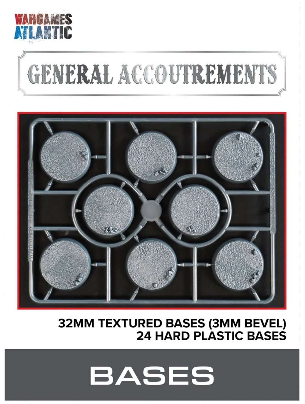 32mm Textured Bases (3mm Bevel) WAAGA017