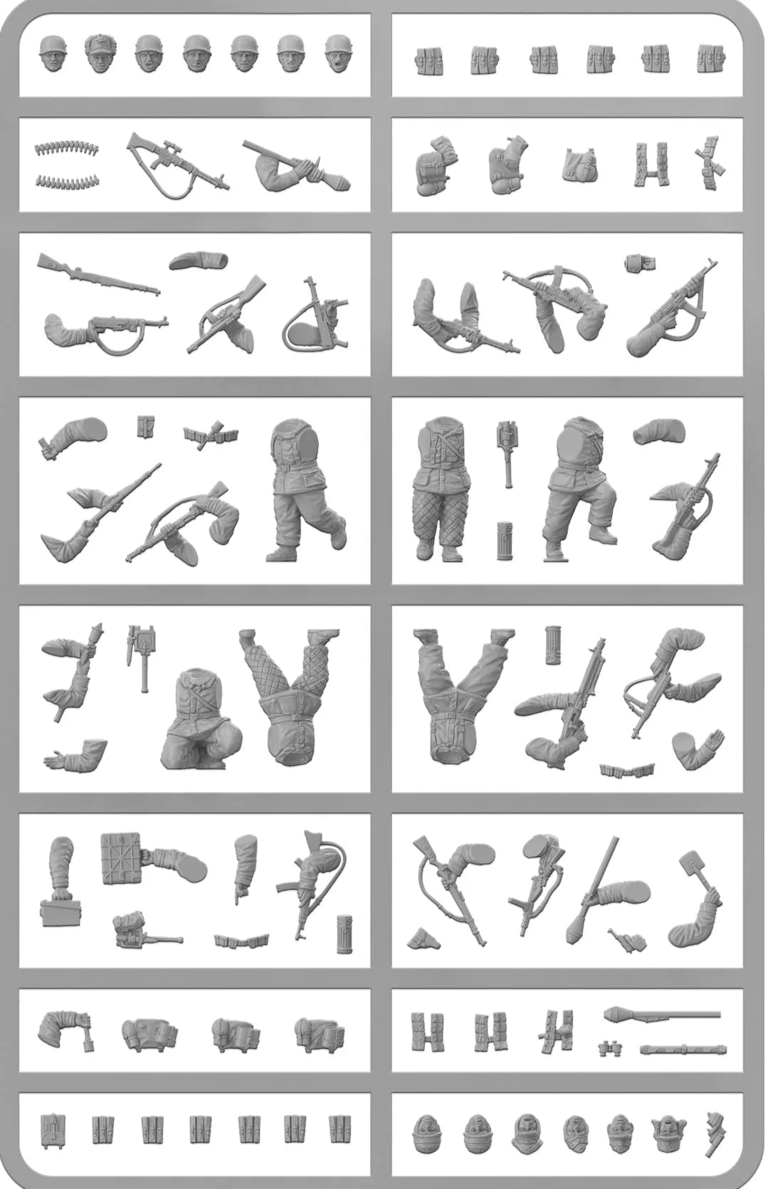 Fallschirmjäger (Winter) Platoon Sprue 2102