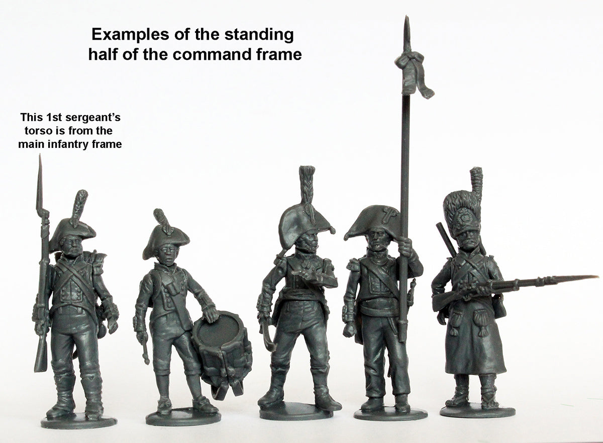 Spanish Napoleonic Infantry Command Sprue SPA70C