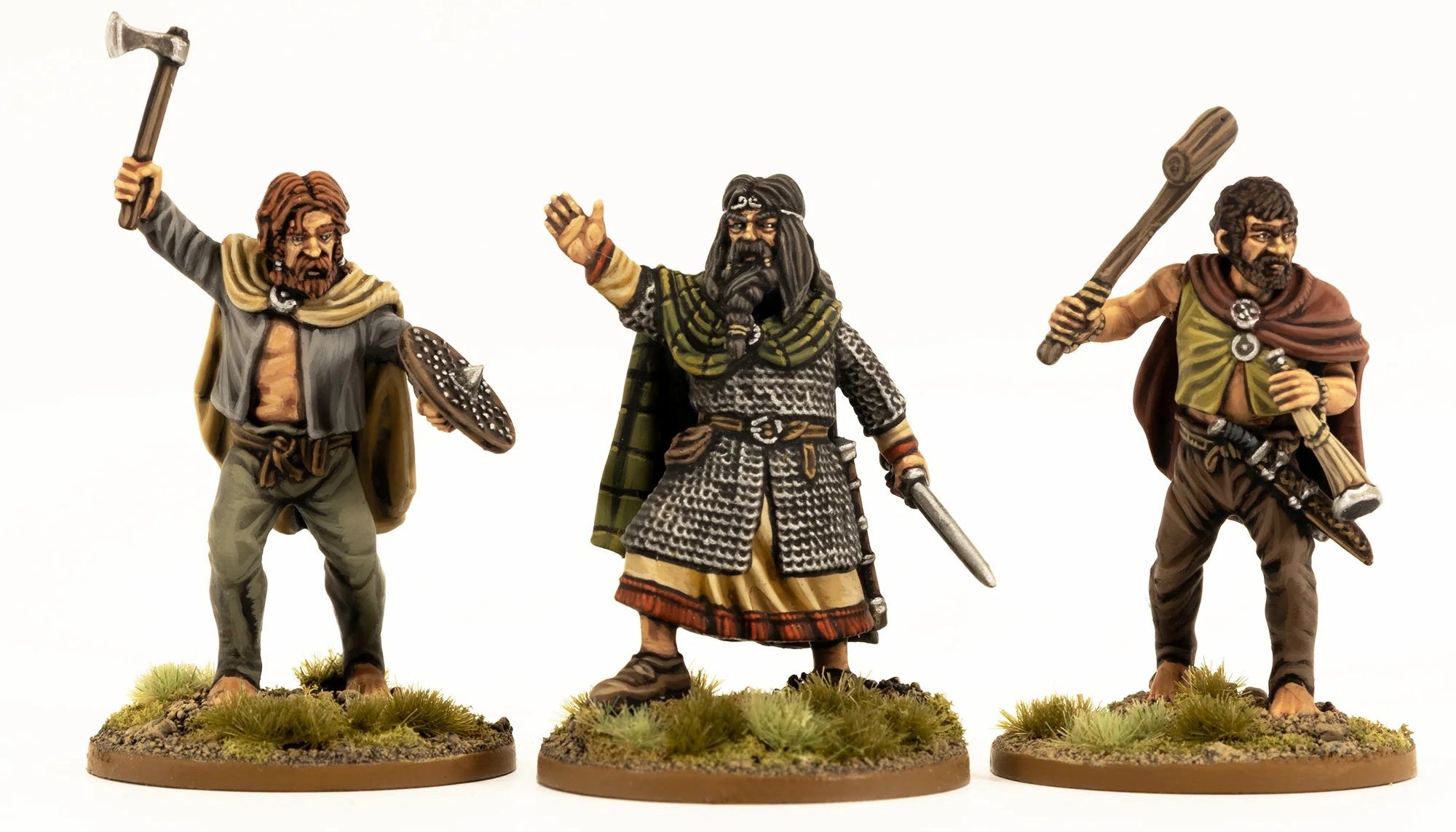 Dark Age Irish Command & Dog Sprue VXDA021C