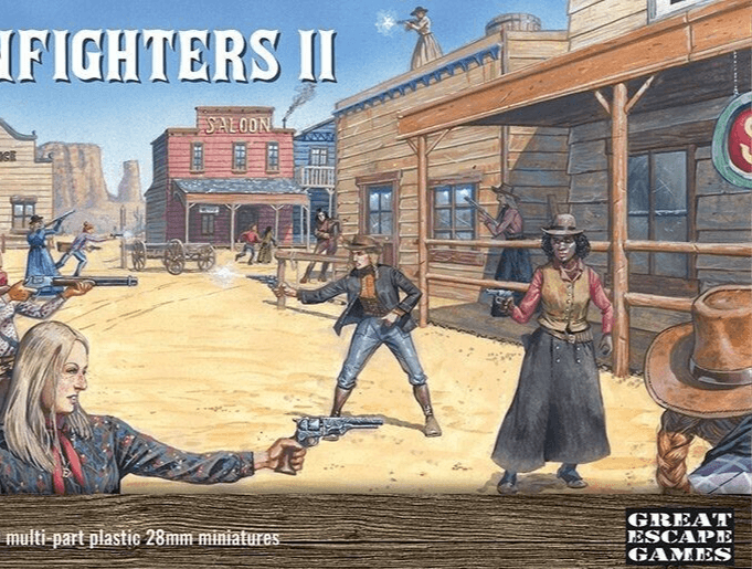 Dead Man's Hand Gunfighters II - The Ladies Plastic Boxed Set