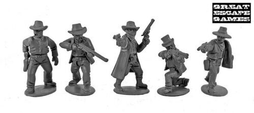 Dead Man's Hand Gunfighters Plastic Boxed Set