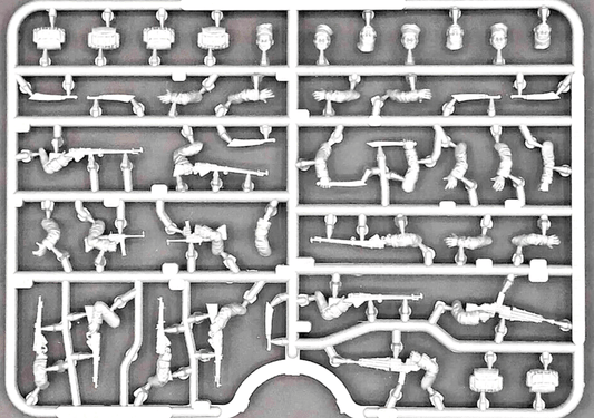 French Infantry (1916-1940) WAAGW002 WW2/Senegalese Bits Sprue