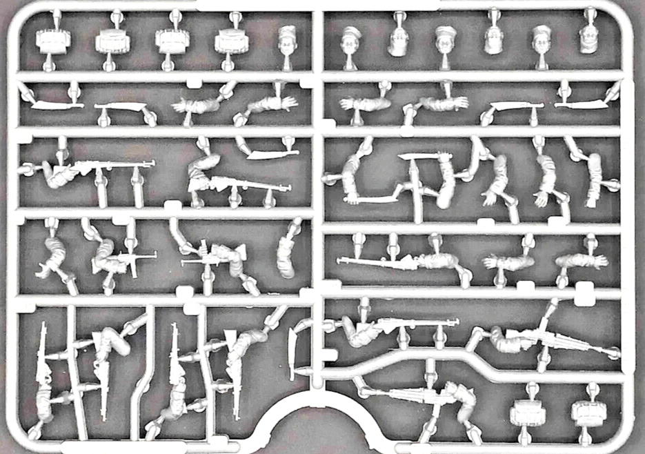 French Infantry (1916-1940) WAAGW002 WW2/Senegalese Bits Sprue