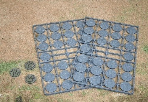 Round Flagstone Dungeon Bases 25mm (26)