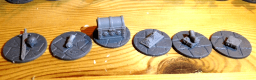 Round Flagstone Dungeon Bases 25mm (26)