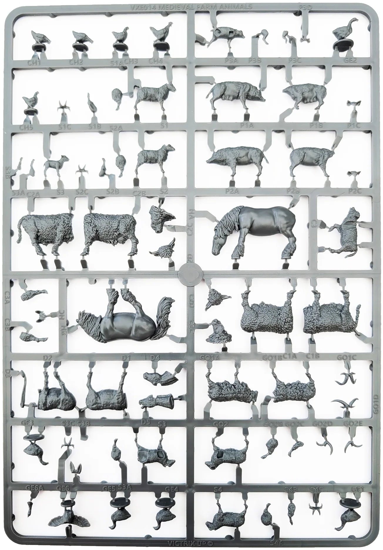 Medieval Farm Animals Sprue VXE014