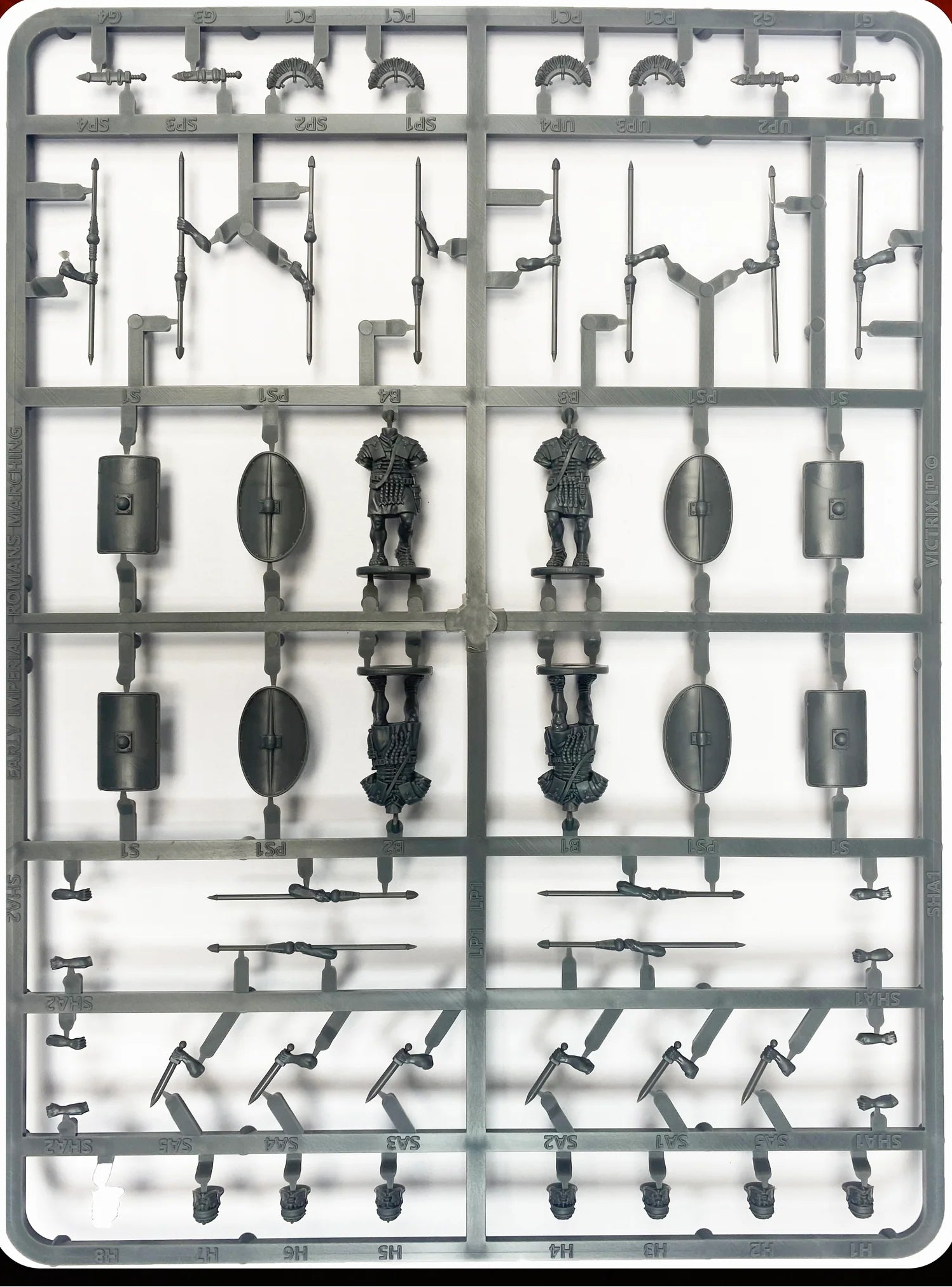 Early Imperial Roman Legionaries Advancing Sprue VXA025
