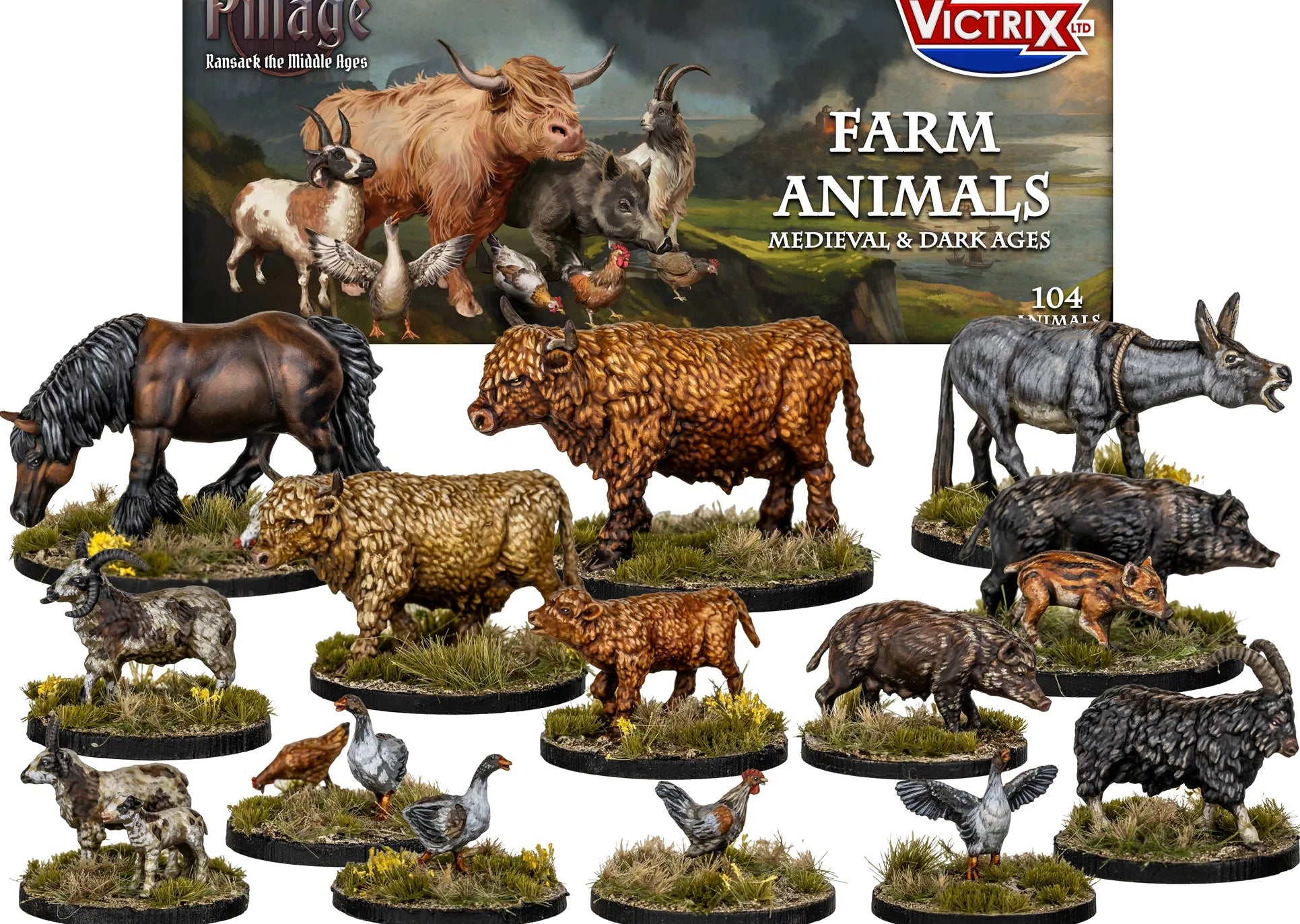 Medieval Farm Animals Sprue VXE014