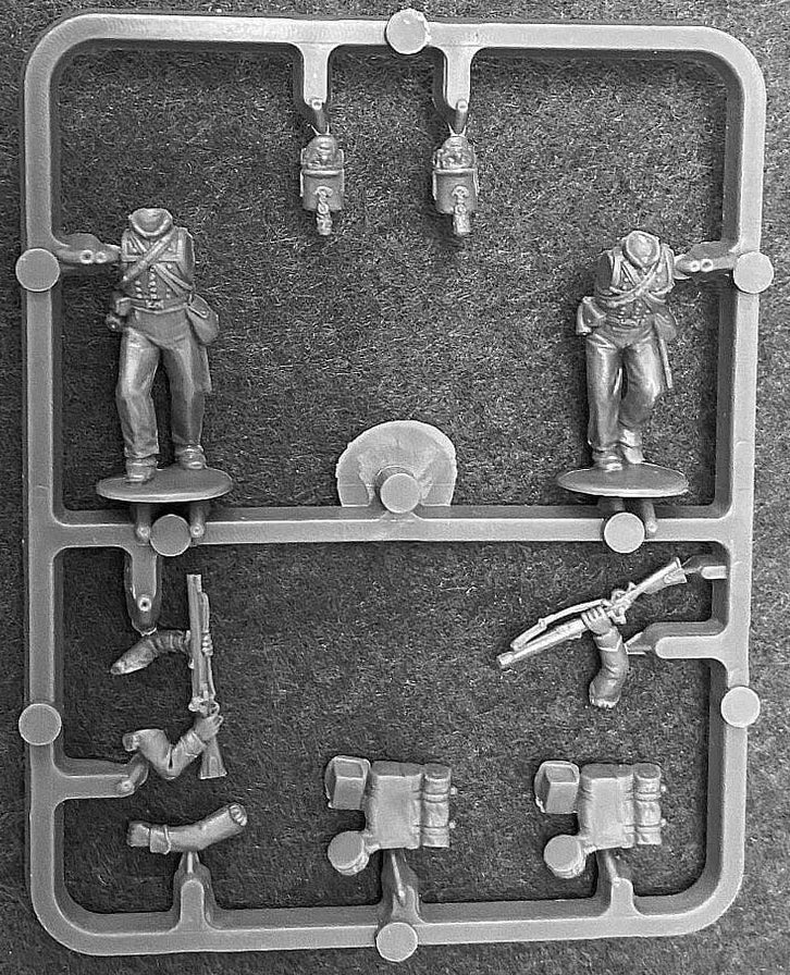 British Napoleonic Infantry Riflemen Sprue BH1R