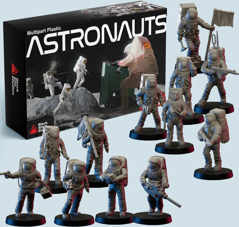 Lunar - Multipart Plastic Astronauts Sprue