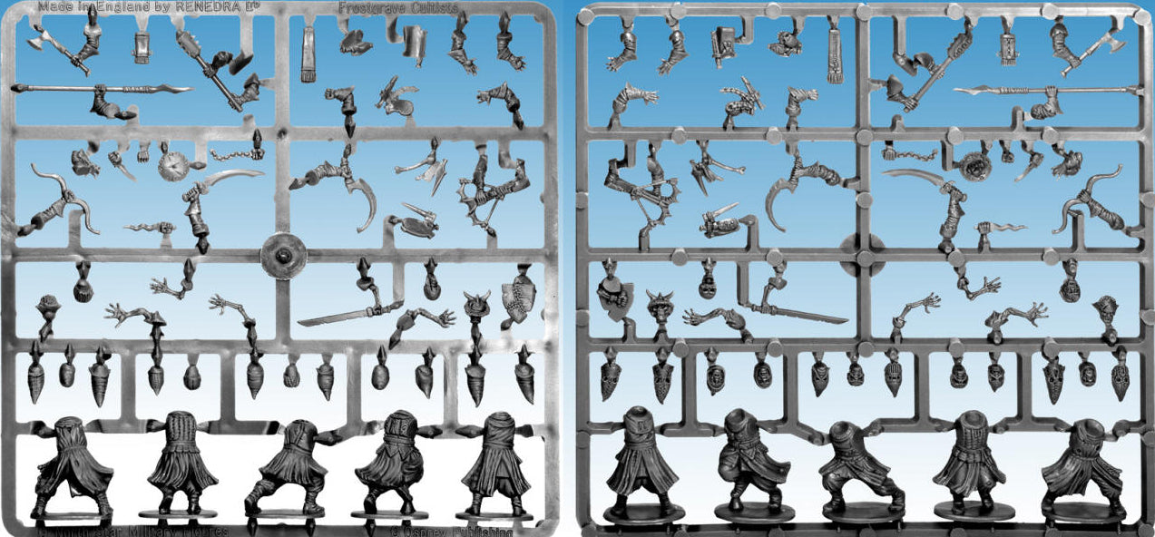 Frostgrave Cultists Sprue FGVP02