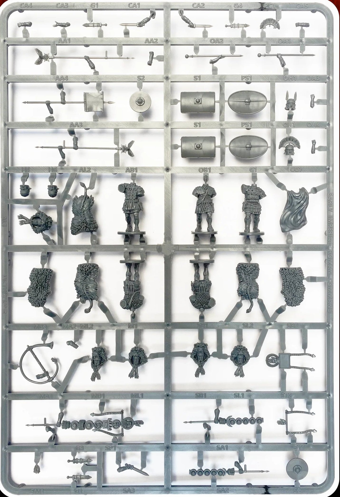 Early Imperial Roman Legionaries Advancing Sprue VXA025