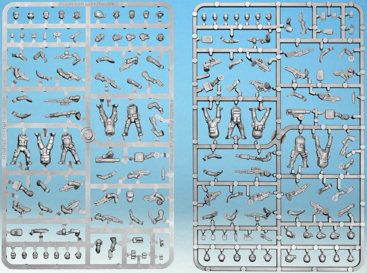 Stargrave Mercenaries Sprue SGVP002