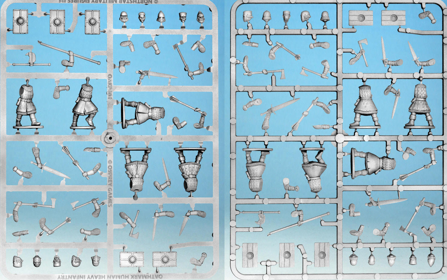 Human Heavy Infantry Plastic Sprue OAKP404