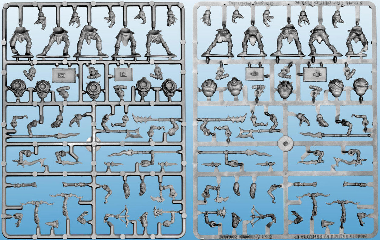 Frostgrave Ghost Archipelago Snake-Men Sprue FGAP02