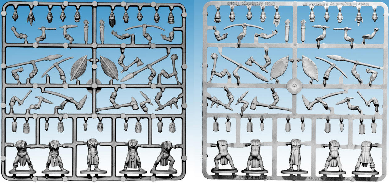 Frostgrave Ghost Archipelago Tribals Sprue FGAP03