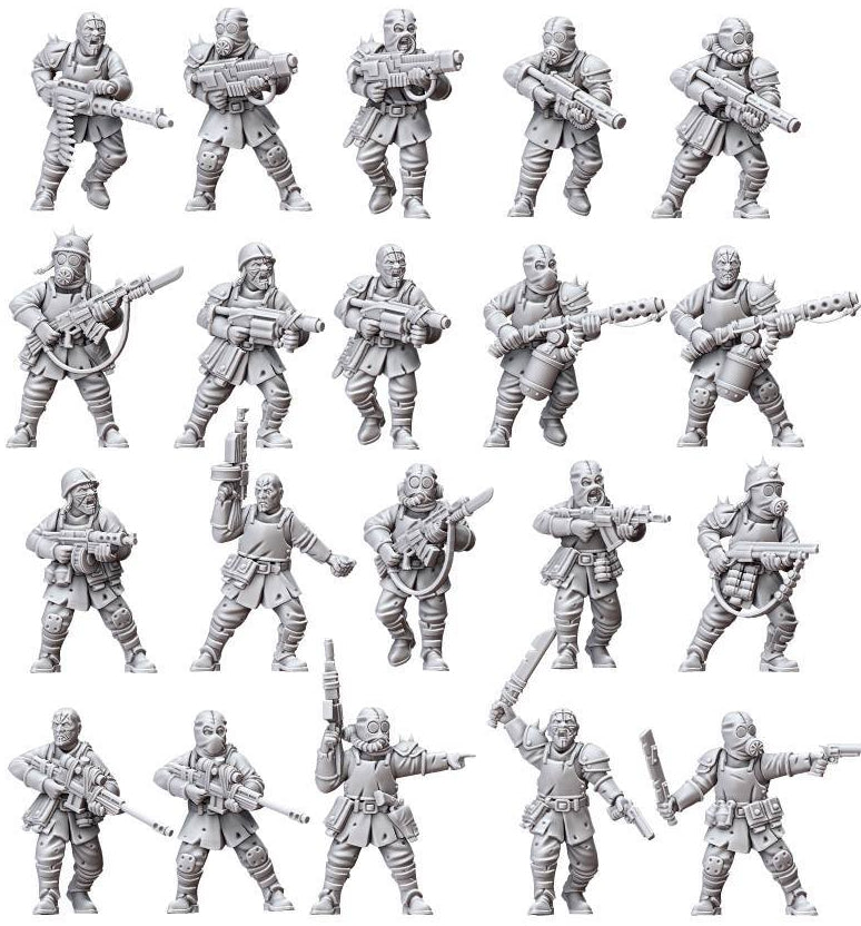 The Damned Infantry Sprue
