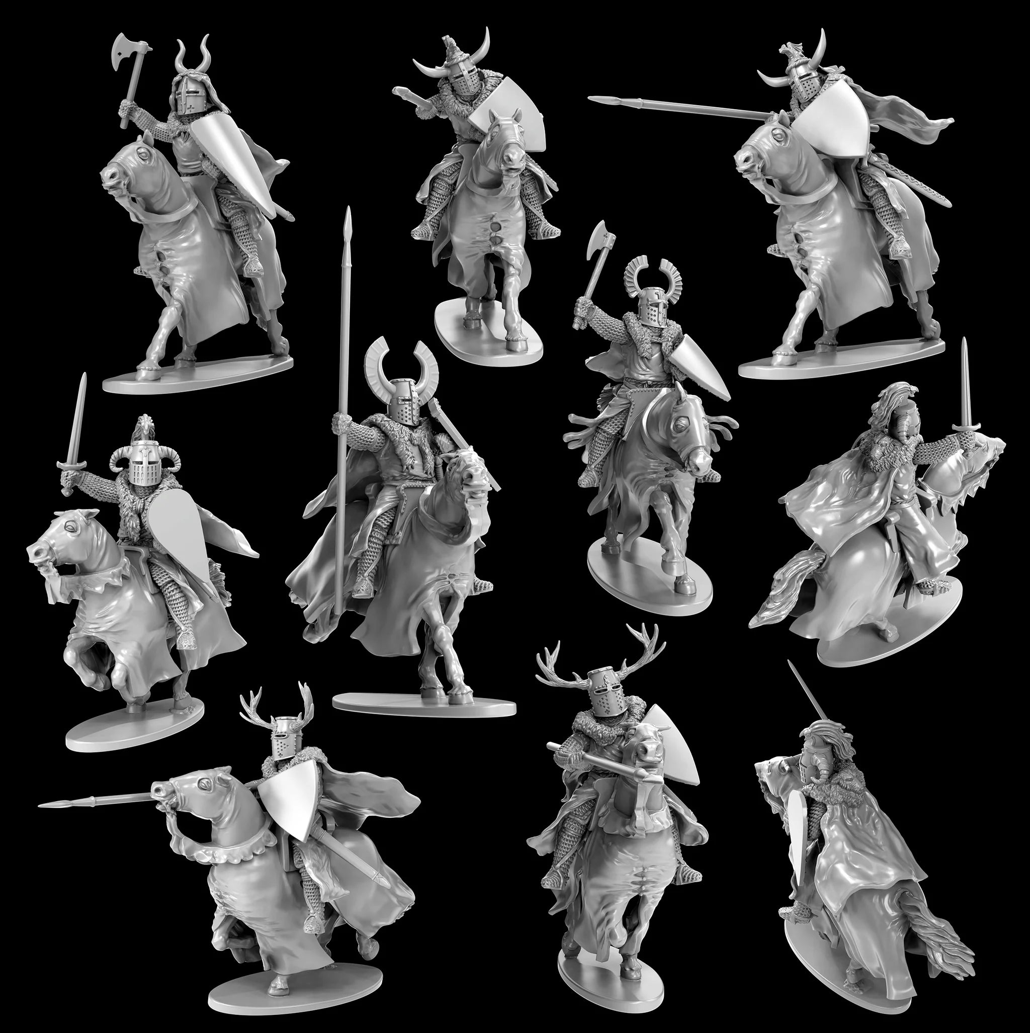 Medieval & Fantasy Heads, Cloaks & Shields
