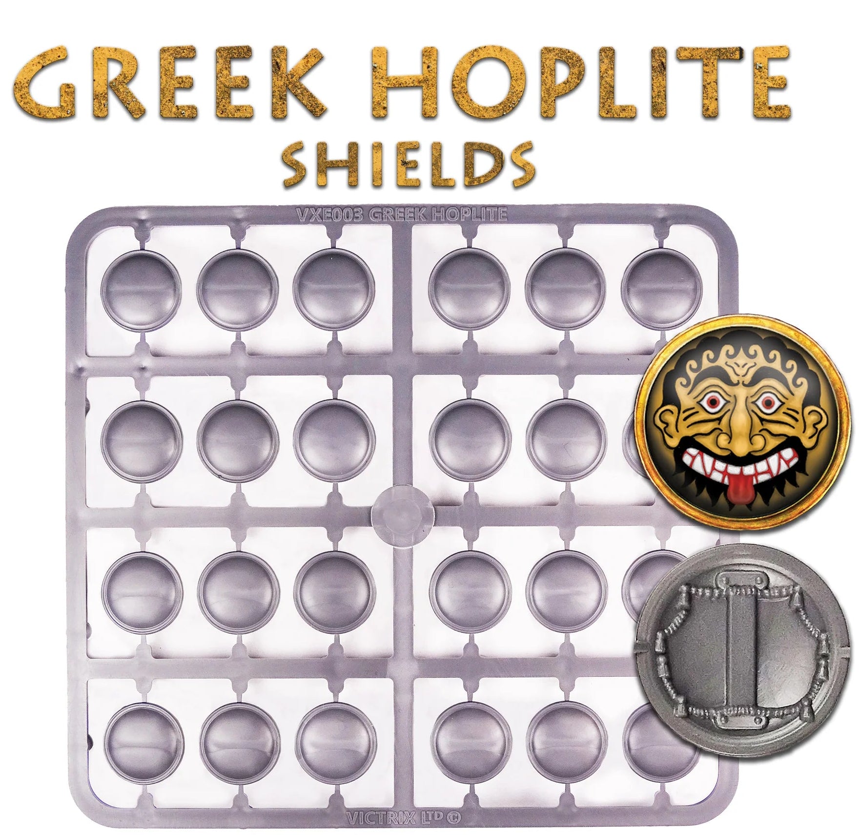 Greek Hoplite Shields Sprue (24)