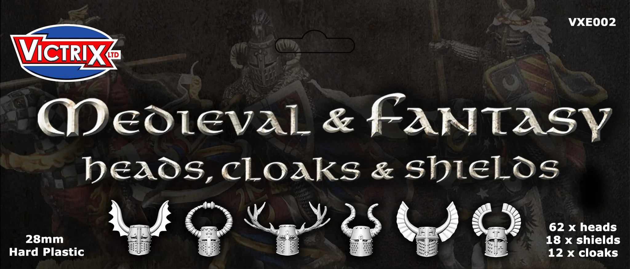 Medieval & Fantasy Heads, Cloaks & Shields