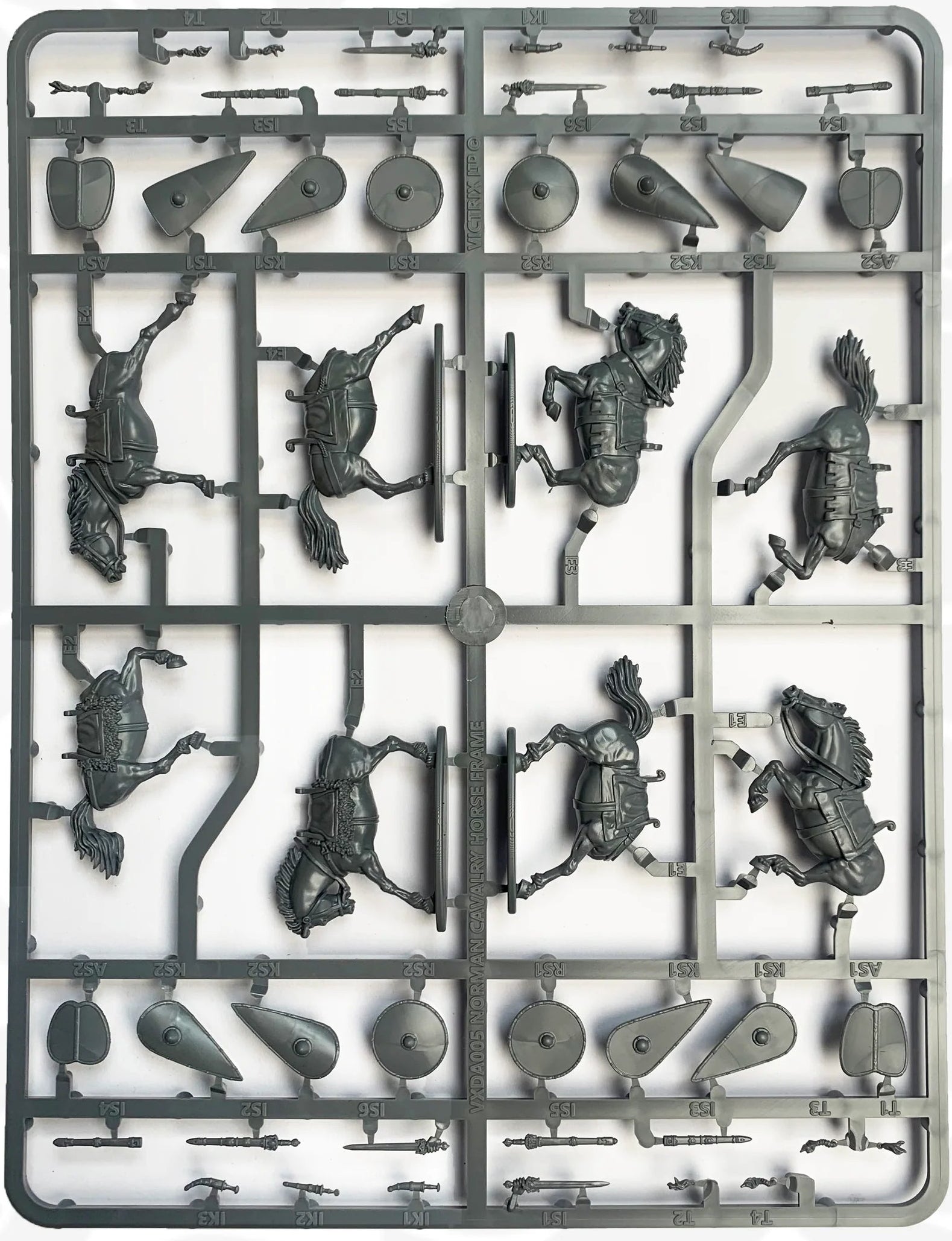 Norman Unarmoured Cavalry Sprue Set VXDA012
