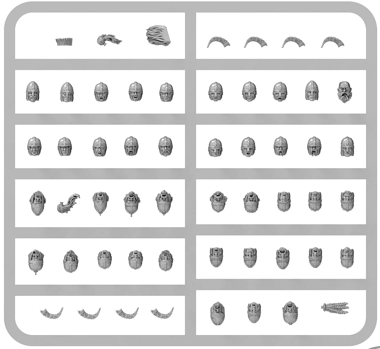 Late Roman Armoured Infantry Sprue Set VXDA009