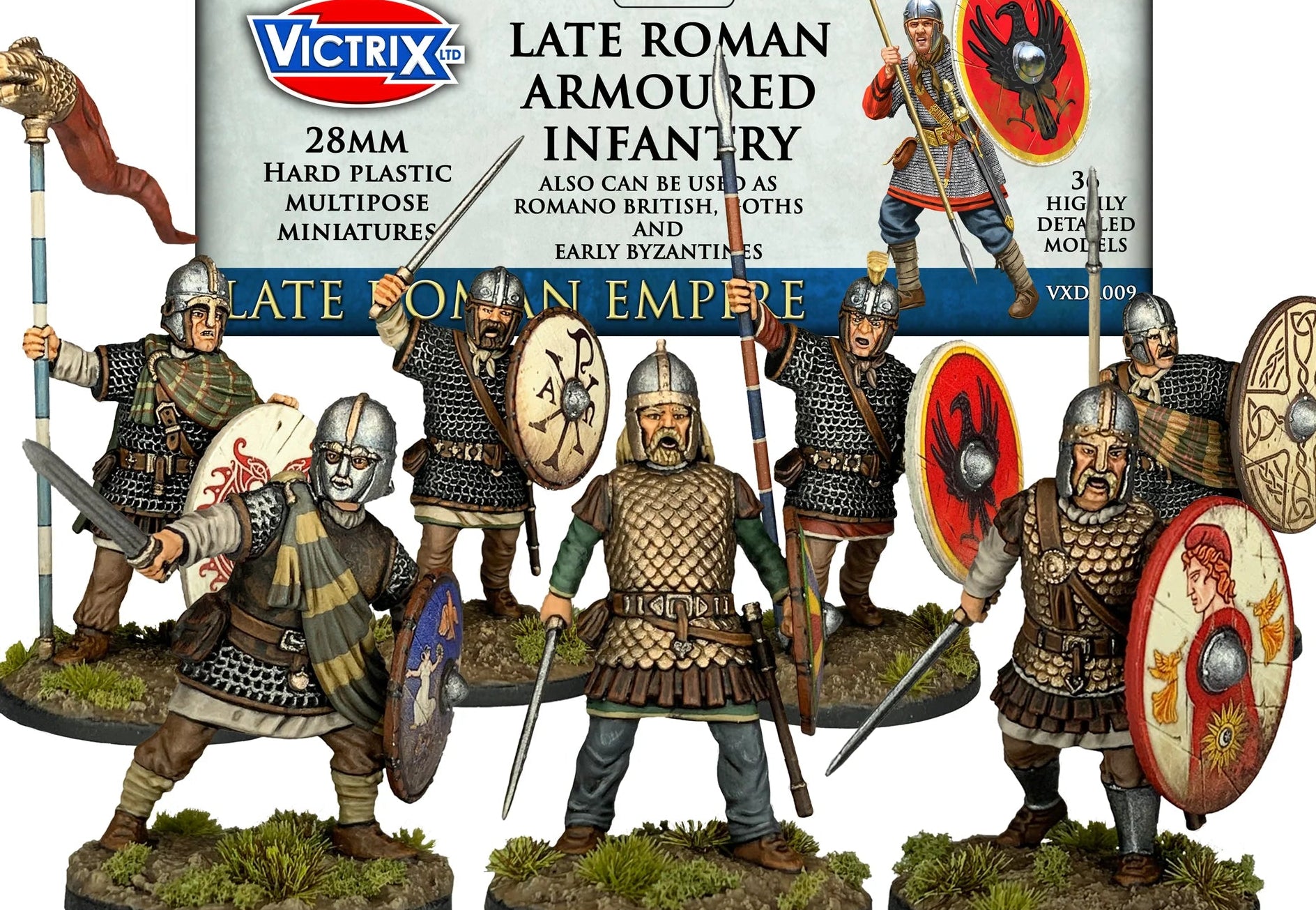 Late Roman Armoured Infantry Command Sprue VXDA009C