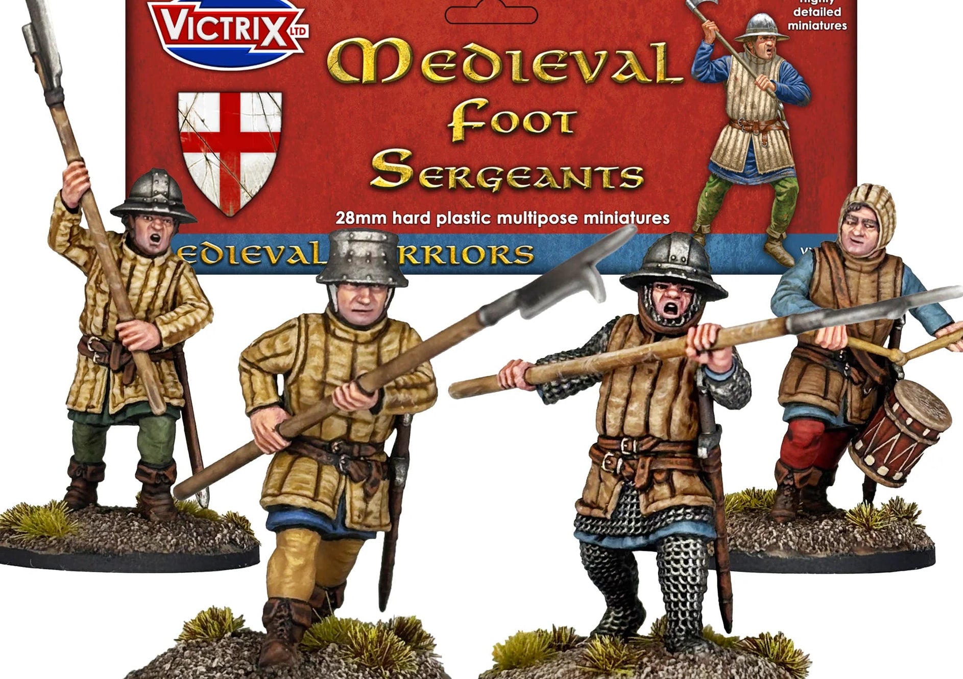 Medieval Foot Sergeants Sprue Set VXM006