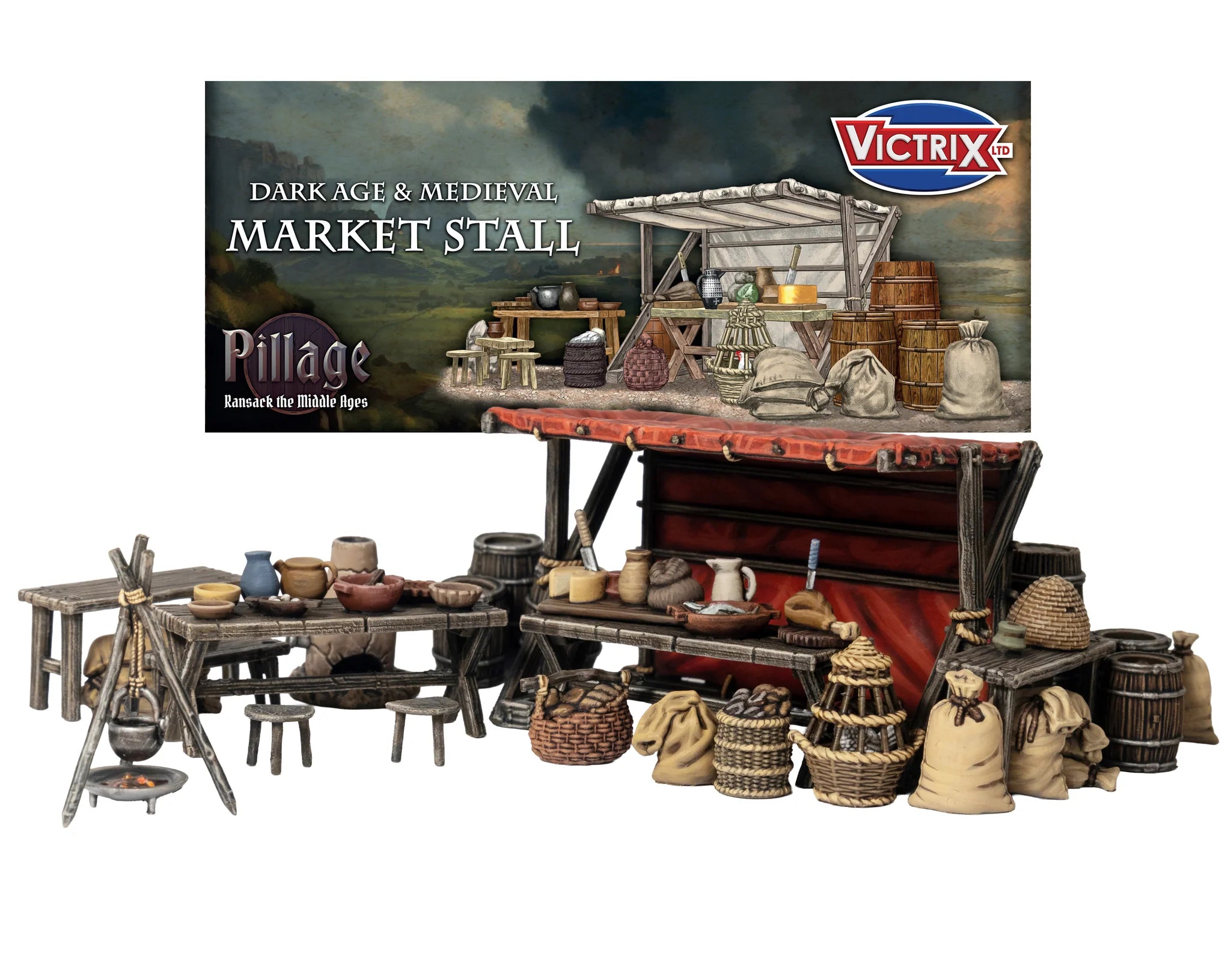 Market Stall (Medieval & Dark Ages) Sprue
