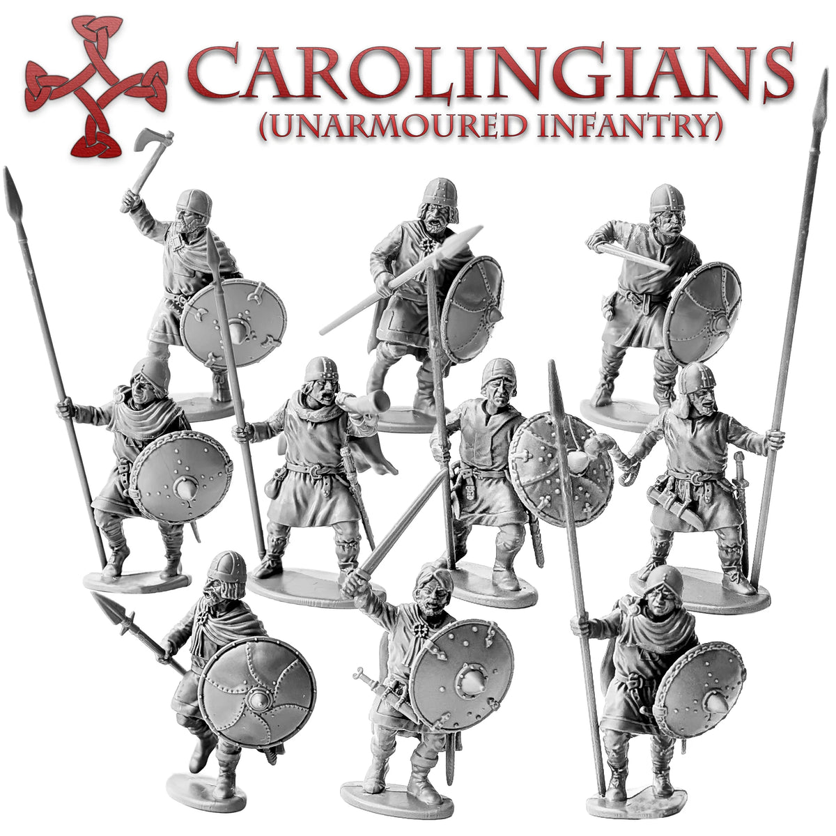 Carolingian Franks Unarmoured Infantry Sprue VXDA022
