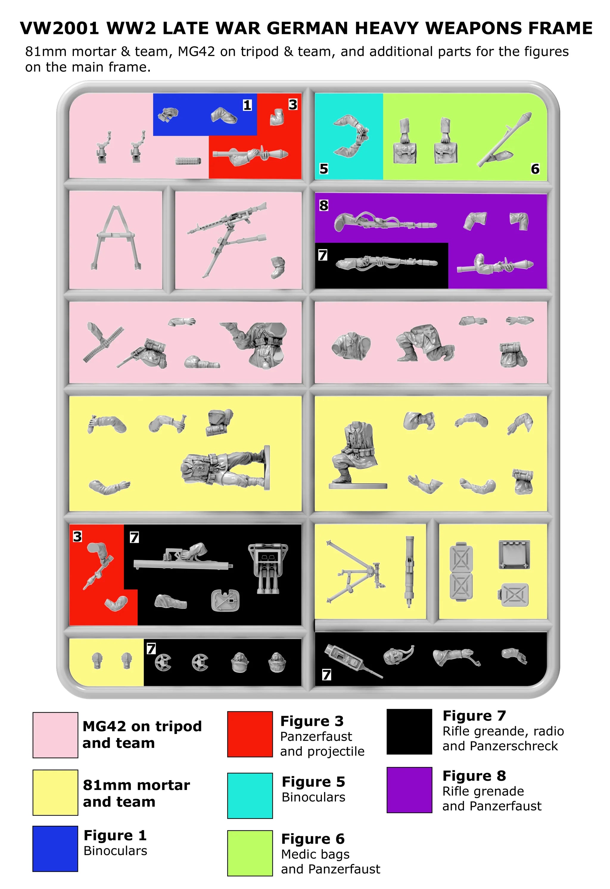 German Heavy Weapons Sprue VW2002