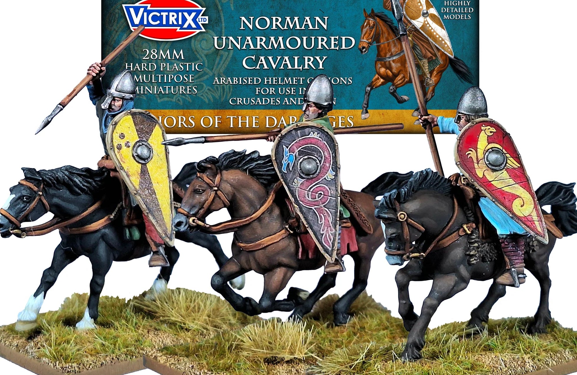 Norman Unarmoured Cavalry Sprue Set VXDA012