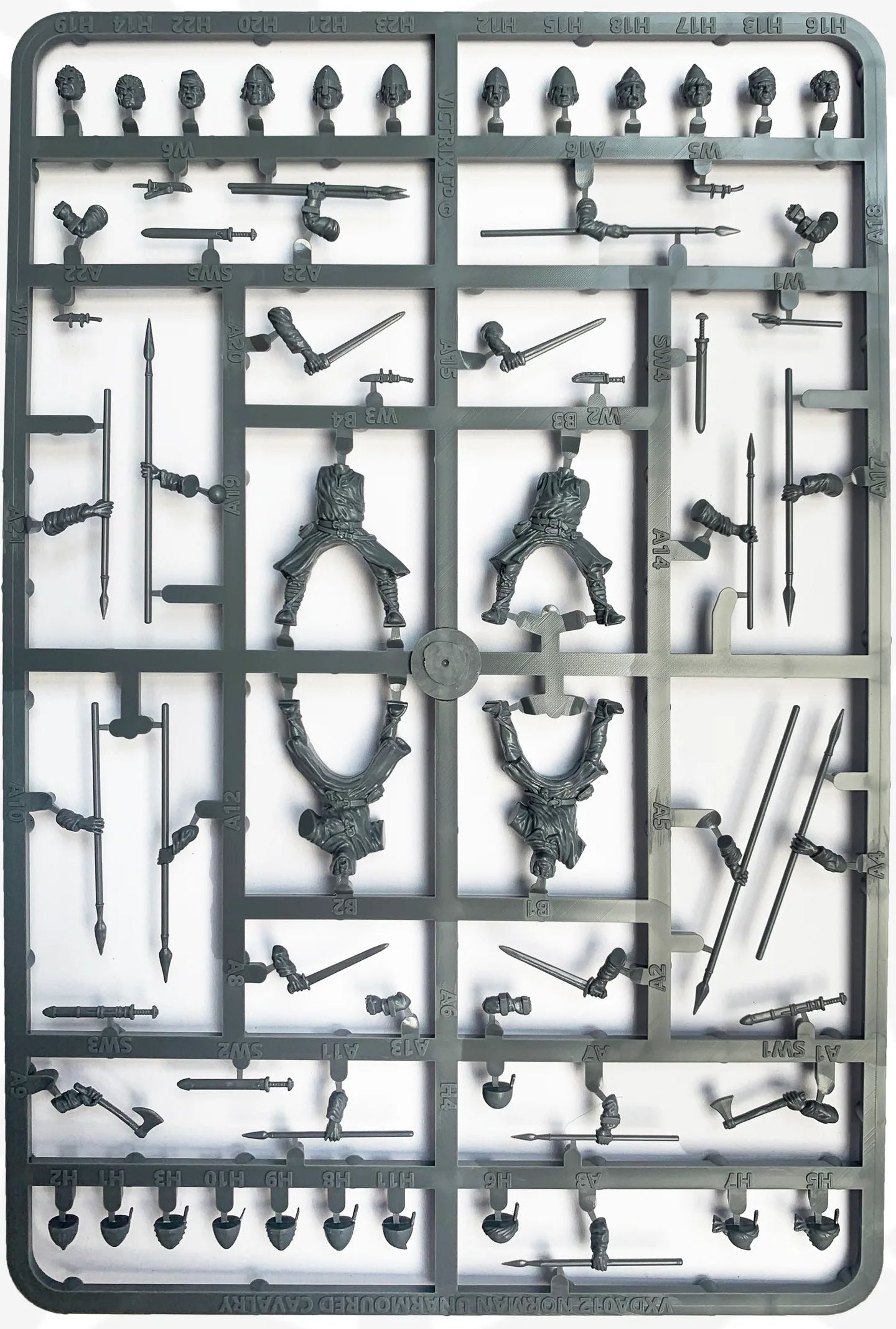 Norman Unarmoured Cavalry Sprue Set VXDA012