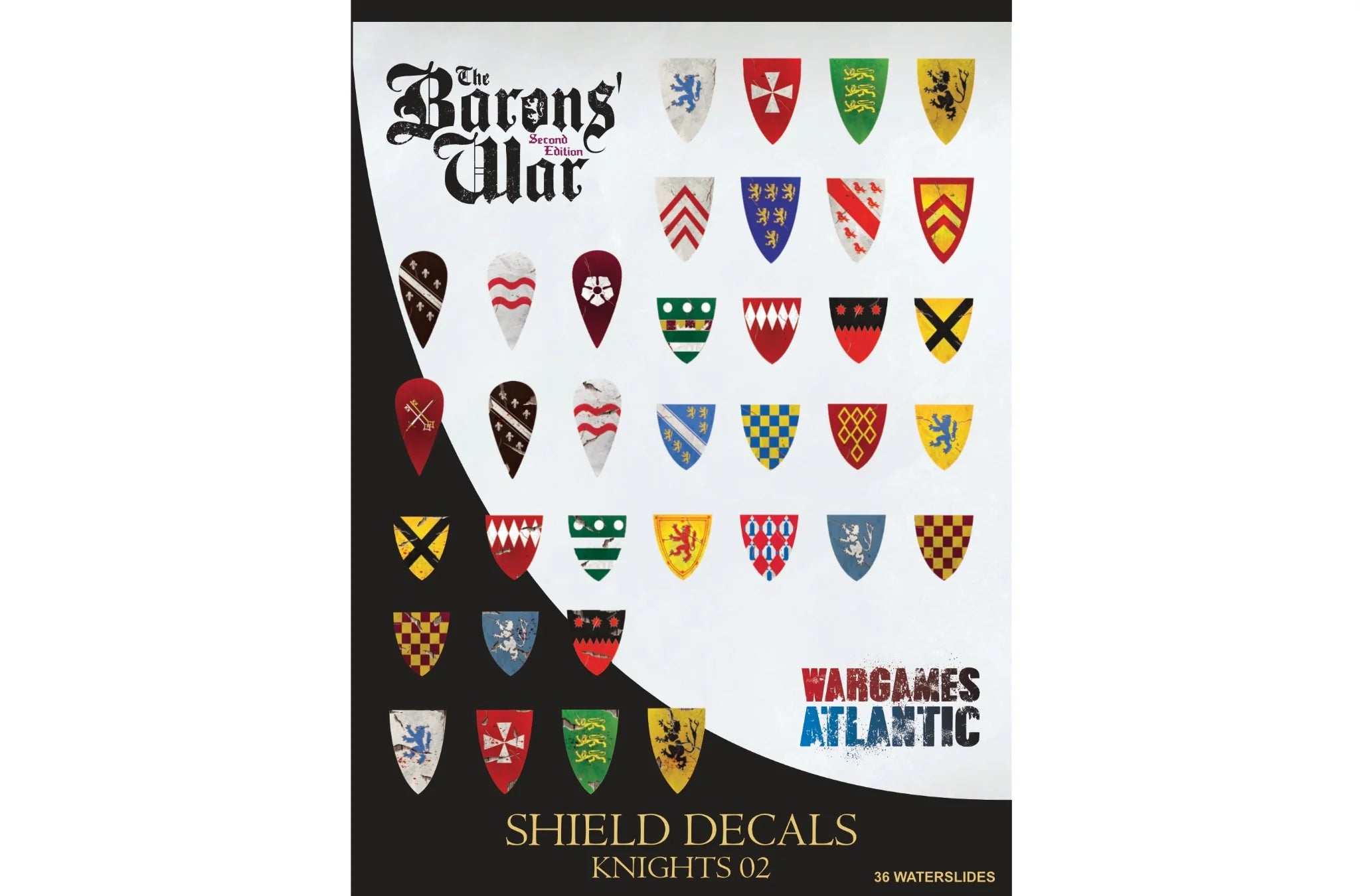 Barons' War Shield Decals (02): Knights 02 – Spruedude