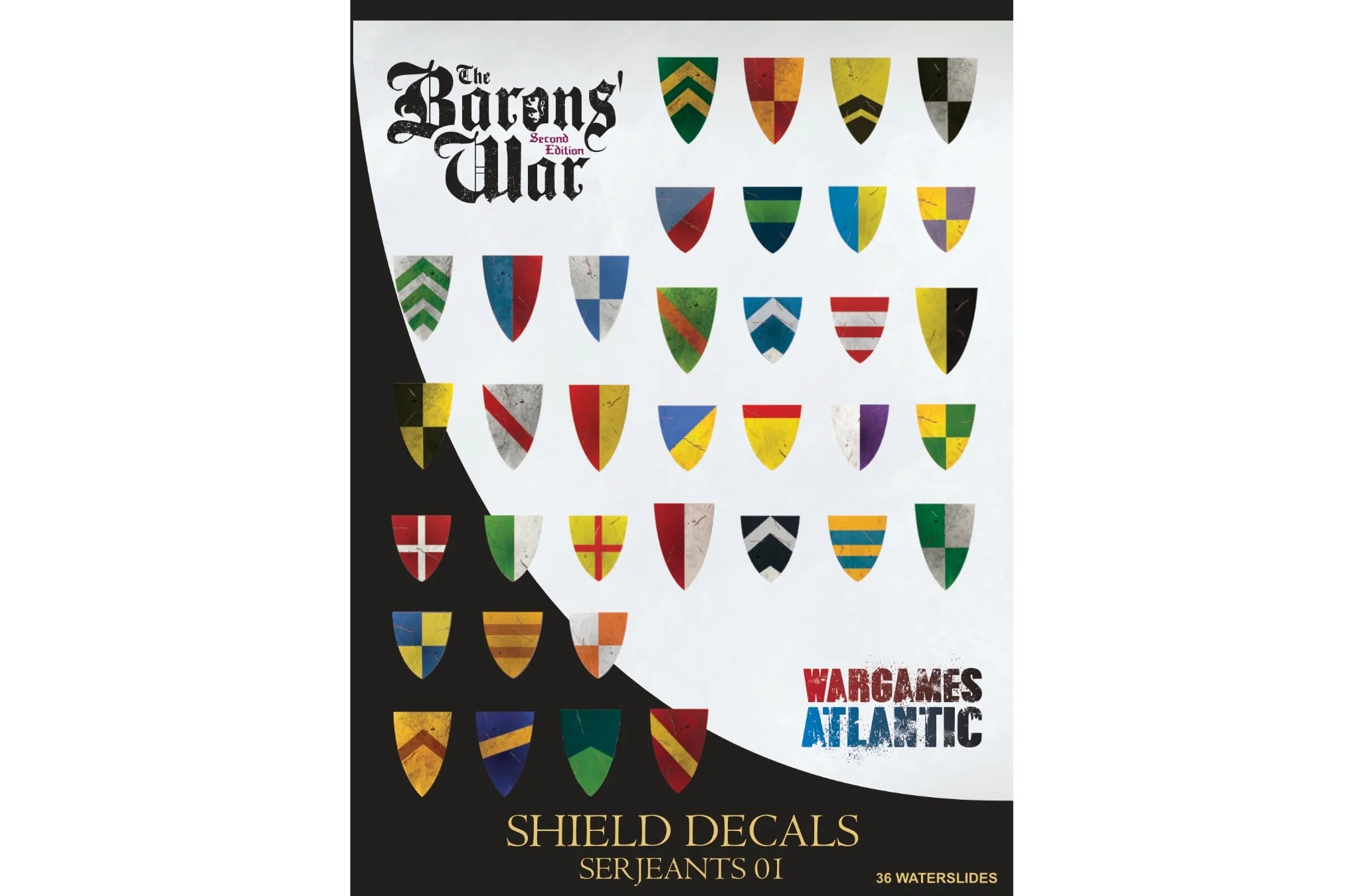 Barons' War Shield Decals (03): Serjeants 01 – Spruedude