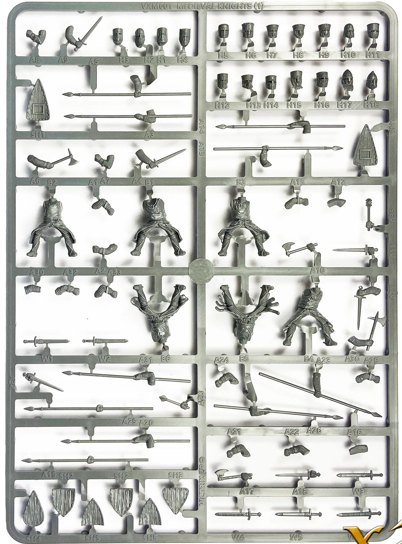 Medieval Knights Sprue VXM001