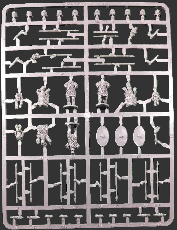 Early Imperial Roman Auxiliary Infantry Sprues VXA028