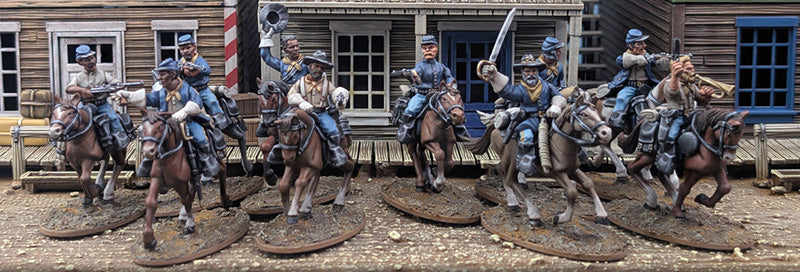 Mounted US Cavalry (& Buffalo Soldiers) Sprue Set DMHP007
